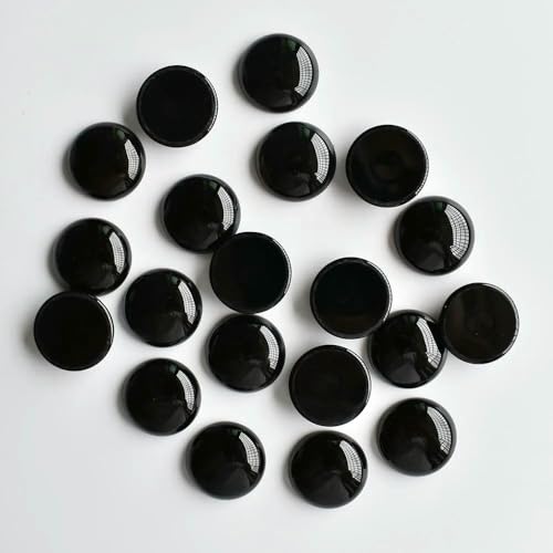 Großhandel 24 teile/los Opal Malachit Tigerauge naturstein gemischt runde cabochon 20mm-Schwarz Onyx-20mm Großhandel 24 teile/los Opal Malachit Tigerauge naturstein gemischt runde cabochon 20mm-Schwarz Onyx-20mm von QPFNEI