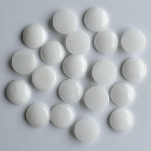 Großhandel 24 teile/los Opal Malachit Tigerauge naturstein gemischt runde cabochon 20mm-Weiß marmor-20mm Großhandel 24 teile/los Opal Malachit Tigerauge naturstein gemischt runde cabochon 20mm-Weiß marmor-20mm von QPFNEI