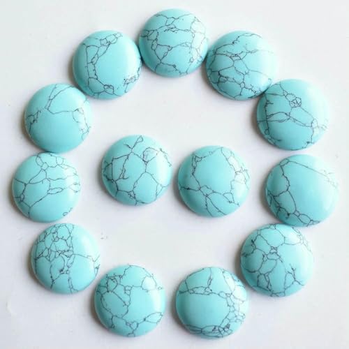 Großhandel 24 teile/los Opal Malachit Tigerauge naturstein gemischt runde cabochon 20mm-blau Türkis-20mm Großhandel 24 teile/los Opal Malachit Tigerauge naturstein gemischt runde cabochon 20mm-blau Türkis-20mm von QPFNEI