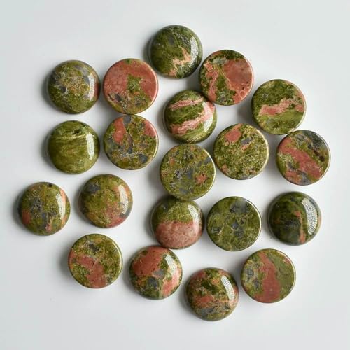 Großhandel 24 teile/los Opal Malachit Tigerauge naturstein gemischten runde cabochon 20mm-flower green-20mm Großhandel 24 teile/los Opal Malachit Tigerauge naturstein gemischten runde cabochon 20mm-flower green-20mm von QPFNEI