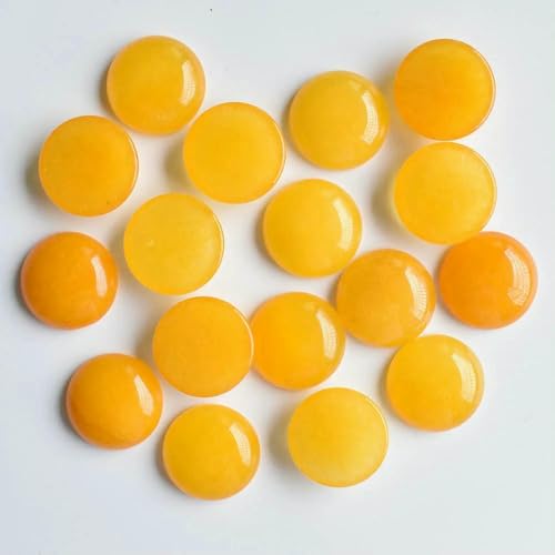 Großhandel 24 teile/los Opal Malachit Tigerauge naturstein gemischten runde cabochon 20mm-gelb Achat-20mm Großhandel 24 teile/los Opal Malachit Tigerauge naturstein gemischten runde cabochon 20mm-gelb Achat-20mm von QPFNEI