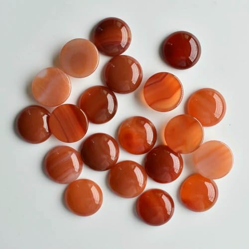 Großhandel 24 teile/los Opal Malachit Tigerauge naturstein gemischten runde cabochon 20mm-red onyx-20mm Großhandel 24 teile/los Opal Malachit Tigerauge naturstein gemischten runde cabochon 20mm-red onyx-20mm von QPFNEI