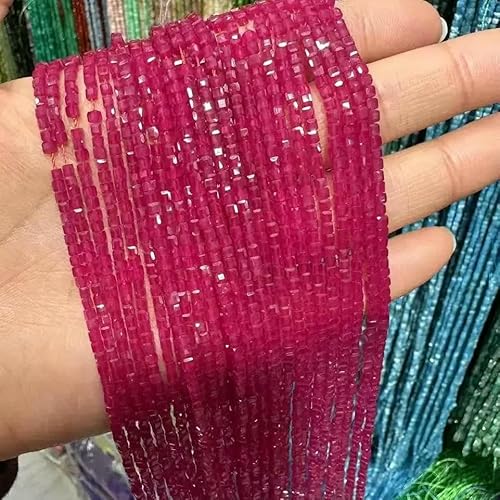 Großhandel 3A Qualität Kultiviert Rubin Glatt 2,5 * 2,5 mm Würfelform Lose Perlen zur Herstellung von Schmuck DIY Halskette Armband Strang-2,5-2,5 mm-1 Strang Großhandel 3A Qualität Kultiviert Rubin Glatt 2,5 * 2,5 mm Würfelform Lose Perlen zur Herstellung von Schmuck DIY Halskette Armband Strang-2,5-2,5 mm-1 Strang von QPFNEI
