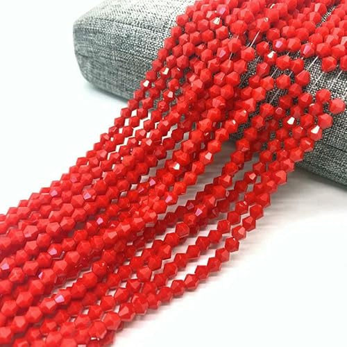 Großhandel 4,0 mm 100 Stück Österreichische Kristallperlen Spacer Glasperlen DIY Ohrringe Armband Halsband Halskette Schmuckherstellung-28 von QPFNEI