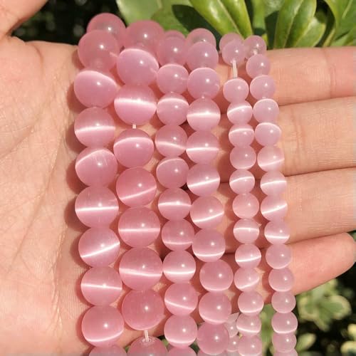 Großhandel AAA Rosa Katzenauge Stein Runde Perlen 4 6 8 10 12mm Naturstein Perlen Für Diy Schmuck Machen 15 zoll-6mm 61pc Großhandel AAA Rosa Katzenauge Stein Runde Perlen 4 6 8 10 12mm Naturstein Perlen Für Diy Schmuck Machen 15 zoll-6mm 61pc von QPFNEI