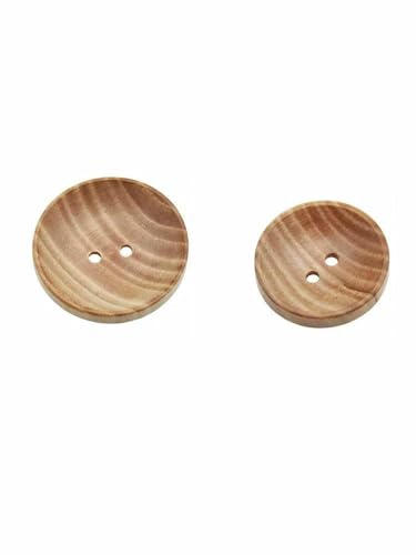 Holzknöpfe in natürlicher Farbe, Kamelienholzmaserung, Nähzubehör für Kleidung, dekorativer Knopf mit 2 Löchern, 10–30 mm, 10 Stück, 30 Stück – Knopf MT40, Durchmesser 25 mm, 10 Stüc Holzknöpfe in natürlicher Farbe, Kamelienholzmaserung, Nähzubehör für Kleidung, dekorativer Knopf mit 2 Löchern, 10–30 mm, 10 Stück, 30 Stück – Knopf MT40, Durchmesser 25 mm, 10 Stüc von QPFNEI