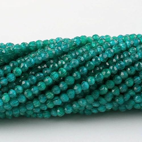 Kleine 2 mm Katzenaugen-Glasperlen, 48 facettierte lose Perlen zur Schmuckherstellung, Armband- und Halskettenherstellung, DIY-Zubehör – 13. Blauer Zirkonia – 20 Stränge (3500 Kleine 2 mm Katzenaugen-Glasperlen, 48 facettierte lose Perlen zur Schmuckherstellung, Armband- und Halskettenherstellung, DIY-Zubehör – 13. Blauer Zirkonia – 20 Stränge (3500 von QPFNEI