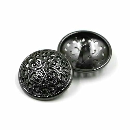 Luxuriöse hohle Metallknöpfe mit Blumenmuster – goldenes Glanz-Finish für Damenjacken, Anzüge und formelle Mäntel. Handgefertigte Knöpfe – GTNK-03 – 20 mm – 10 Luxuriöse hohle Metallknöpfe mit Blumenmuster – goldenes Glanz-Finish für Damenjacken, Anzüge und formelle Mäntel. Handgefertigte Knöpfe – GTNK-03 – 20 mm – 10 von QPFNEI