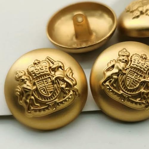 Metallknöpfe im britischen College-Stil mit Löwenmotiv für Kleidung, Pullover, Hosen, Mäntel, Dekorationen, Nähzubehör, 6 Stück, 3–15 mm, 6 Stück Metallknöpfe im britischen College-Stil mit Löwenmotiv für Kleidung, Pullover, Hosen, Mäntel, Dekorationen, Nähzubehör, 6 Stück, 3–15 mm, 6 Stück von QPFNEI