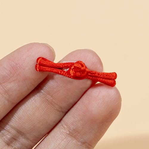 Mini 25 mm 2,5 cm Puppenhaustierkleidung Bandform Stoffknöpfe China Cheongsam Anzug Handgefertigte Cheongsam Miniknöpfe Knoten-rot-50 Stück Mini 25 mm 2,5 cm Puppenhaustierkleidung Bandform Stoffknöpfe China Cheongsam Anzug Handgefertigte Cheongsam Miniknöpfe Knoten-rot-50 Stück von QPFNEI