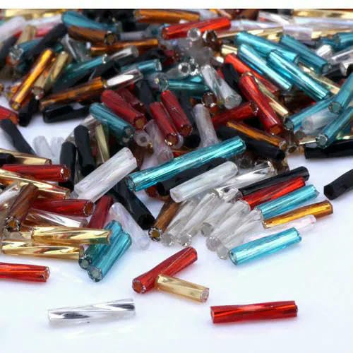 Mischfarbene Rohrperlen 2x9mm 65 gr/los Twist Trompeten Glasperlen Großhandel Zubehör Halskette Armband Schmuckherstellung - Gemischt 65 g Mischfarbene Rohrperlen 2x9mm 65 gr/los Twist Trompeten Glasperlen Großhandel Zubehör Halskette Armband Schmuckherstellung - Gemischt 65 g von QPFNEI
