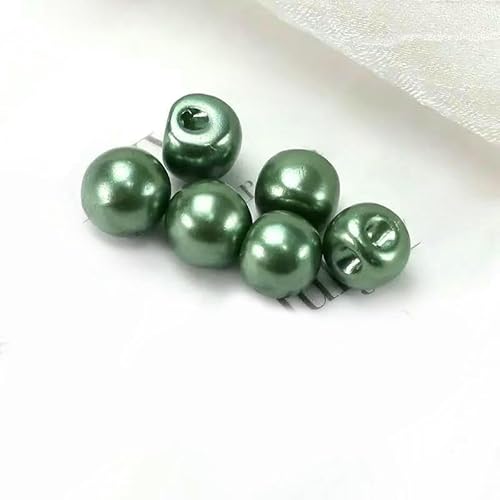 Nähknöpfe, 100 Stück, 6 mm, 8 mm, 10 mm, 12 mm, 15 mm, 18 mm, Perlmuttknöpfe für Kleidung, Nähzubehör, Damen- und Babykleidung, Material – Dunkelgrün – 6 mm Nähknöpfe, 100 Stück, 6 mm, 8 mm, 10 mm, 12 mm, 15 mm, 18 mm, Perlmuttknöpfe für Kleidung, Nähzubehör, Damen- und Babykleidung, Material – Dunkelgrün – 6 mm von QPFNEI