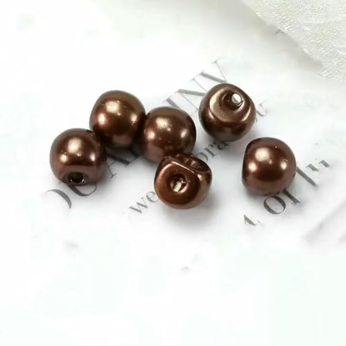 Nähknöpfe, 100 Stück, 6 mm, 8 mm, 10 mm, 12 mm, 15 mm, 18 mm, Perlmuttknöpfe für Kleidung, Nähzubehör, Damen- und Babykleidung, Material – Kaffeebraun – 10 mm Nähknöpfe, 100 Stück, 6 mm, 8 mm, 10 mm, 12 mm, 15 mm, 18 mm, Perlmuttknöpfe für Kleidung, Nähzubehör, Damen- und Babykleidung, Material – Kaffeebraun – 10 mm von QPFNEI