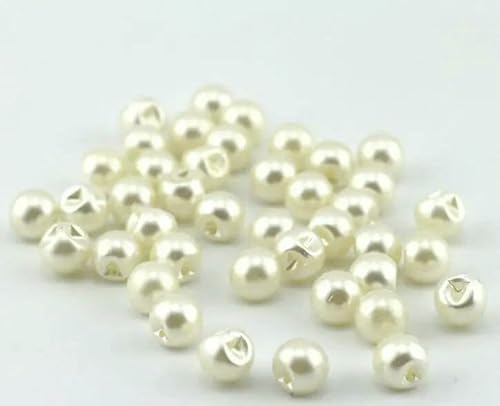Nähknöpfe, 100 Stück, 6 mm, 8 mm, 10 mm, 12 mm, 15 mm, 18 mm, Perlmuttknöpfe für Kleidung, Nähzubehör, Damen- und Babykleidung, Material – Perlweiß – 10 mm Nähknöpfe, 100 Stück, 6 mm, 8 mm, 10 mm, 12 mm, 15 mm, 18 mm, Perlmuttknöpfe für Kleidung, Nähzubehör, Damen- und Babykleidung, Material – Perlweiß – 10 mm von QPFNEI