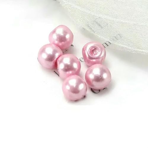 Nähknöpfe, 100 Stück, 6 mm, 8 mm, 10 mm, 12 mm, 15 mm, 18 mm, Perlmuttknöpfe für Kleidung, Nähzubehör, Damen- und Babykleidungsmaterial, Rosa, 6 mm Nähknöpfe, 100 Stück, 6 mm, 8 mm, 10 mm, 12 mm, 15 mm, 18 mm, Perlmuttknöpfe für Kleidung, Nähzubehör, Damen- und Babykleidungsmaterial, Rosa, 6 mm von QPFNEI