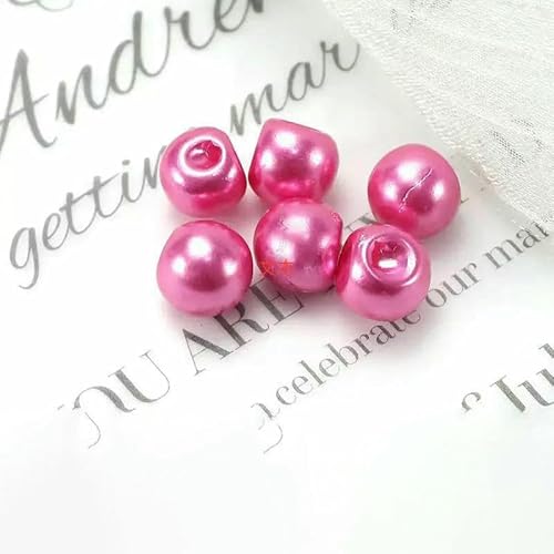 Nähknöpfe, 100 Stück, 6 mm, 8 mm, 10 mm, 12 mm, 15 mm, 18 mm, Perlmuttknöpfe für Kleidung, Nähzubehör, Damen- und Babykleidungsmaterial, Rosarot, 12 mm Nähknöpfe, 100 Stück, 6 mm, 8 mm, 10 mm, 12 mm, 15 mm, 18 mm, Perlmuttknöpfe für Kleidung, Nähzubehör, Damen- und Babykleidungsmaterial, Rosarot, 12 mm von QPFNEI