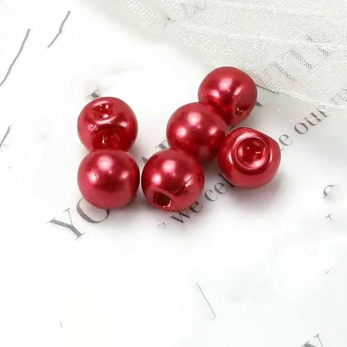 Nähknöpfe, 100 Stück, 6 mm, 8 mm, 10 mm, 12 mm, 15 mm, 18 mm, Perlmuttknöpfe für Kleidung, Nähzubehör, Damen- und Babykleidungsmaterial, rot, 10 mm Nähknöpfe, 100 Stück, 6 mm, 8 mm, 10 mm, 12 mm, 15 mm, 18 mm, Perlmuttknöpfe für Kleidung, Nähzubehör, Damen- und Babykleidungsmaterial, rot, 10 mm von QPFNEI