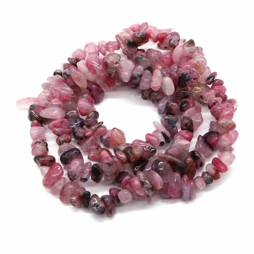 Natürliche blaue Amazonit-Splitter, Steinperlen, unregelmäßiger Kies, Kristallperle zur Schmuckherstellung, DIY-Armband, Halskettenzubehör – Roter schwimmender Achat – 10 Stück (ca. 40,6 c Natürliche blaue Amazonit-Splitter, Steinperlen, unregelmäßiger Kies, Kristallperle zur Schmuckherstellung, DIY-Armband, Halskettenzubehör – Roter schwimmender Achat – 10 Stück (ca. 40,6 c von QPFNEI