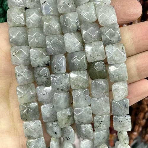 Natürlicher Labradorit-Edelstein, facettierte, runde Rondelle, lose Perlen zur Schmuckherstellung, DIY-Armband, Halskette, handgefertigtes Zubehör, 10 x 10 mm, ca. 20 Stück Natürlicher Labradorit-Edelstein, facettierte, runde Rondelle, lose Perlen zur Schmuckherstellung, DIY-Armband, Halskette, handgefertigtes Zubehör, 10 x 10 mm, ca. 20 Stück von QPFNEI