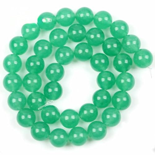 Naturstein, grüner Aventurin, runde lose Perlen, facettierte Tropfen, Rondell, Jade, lose Perle für die Schmuckherstellung, DIY-Armband, handgefertigt, 10 mm, Dunkelgrün Naturstein, grüner Aventurin, runde lose Perlen, facettierte Tropfen, Rondell, Jade, lose Perle für die Schmuckherstellung, DIY-Armband, handgefertigt, 10 mm, Dunkelgrün von QPFNEI