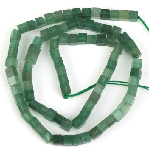 Naturstein, grüner Aventurin, runde lose Perlen, facettierte Tropfen, Rondell, Jade, lose Perle für die Schmuckherstellung, DIY-Armband, handgefertigt, 4,0 mm quadratisches Rohr Naturstein, grüner Aventurin, runde lose Perlen, facettierte Tropfen, Rondell, Jade, lose Perle für die Schmuckherstellung, DIY-Armband, handgefertigt, 4,0 mm quadratisches Rohr von QPFNEI
