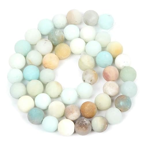 Natursteinperlen, Malachit, Amazonit, Achat, Tigerauge, Türkis, verkrustete Kristallperlen zur Schmuckherstellung, DIY-Armbänder, Zubehör, Amazonit, 12 mm, ca. 30 Stück Natursteinperlen, Malachit, Amazonit, Achat, Tigerauge, Türkis, verkrustete Kristallperlen zur Schmuckherstellung, DIY-Armbänder, Zubehör, Amazonit, 12 mm, ca. 30 Stück von QPFNEI