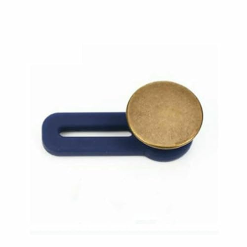 Neue 10/5/1PC Metallknopfverlängerung zum Nähen von Hosen, Jeans, verstellbare, einziehbare Taillenverlängerungen, Knopfbund-Expander-B-2-10PCS von QPFNEI