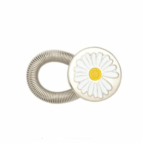 Neue 10/5/1PC Metallknopfverlängerung zum Nähen von Hosen, Jeans, verstellbare, einziehbare Taillenverlängerungen, Knopfbund-Expander-C-5-10PCS von QPFNEI