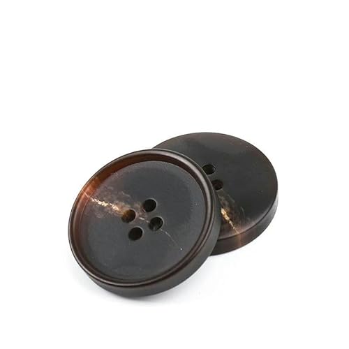 Neue 10 Stück Harz 4 Löcher Knöpfe Nähzubehör Größe Komplett für Kleidung Dekorative Knöpfe Handarbeit DIY-NK048-20-23,0 mm von QPFNEI
