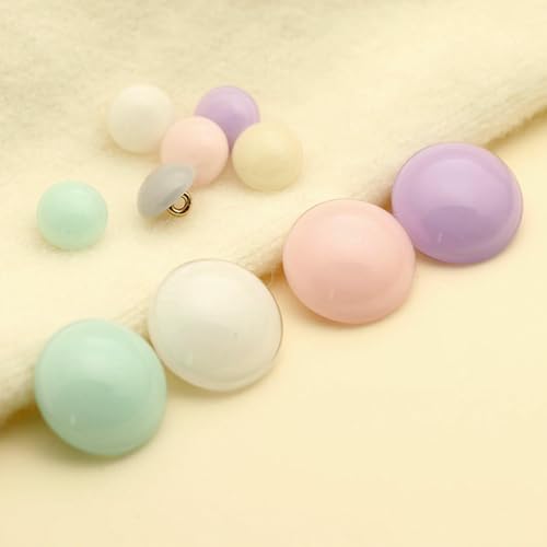 Neue Hemdknöpfe für Damen, bunte Pullover-Strickjacke, vielseitige Anzug-Pyjama-Mantelknöpfe, Kinderknöpfe - gemischt - 15 mm - 6 Stück Neue Hemdknöpfe für Damen, bunte Pullover-Strickjacke, vielseitige Anzug-Pyjama-Mantelknöpfe, Kinderknöpfe - gemischt - 15 mm - 6 Stück von QPFNEI