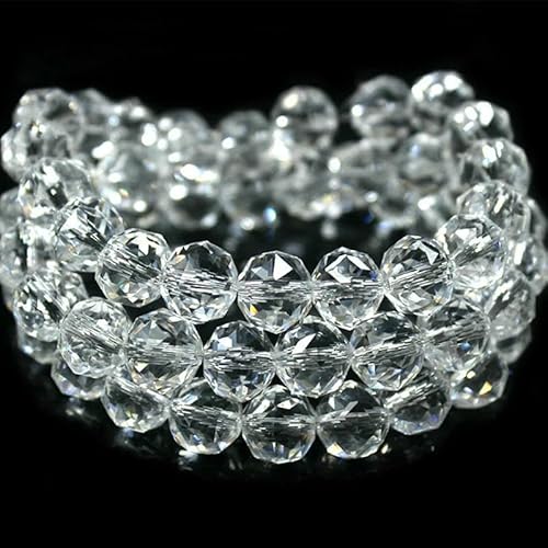 Perlen mit geschliffenen Oberflächen, facettiert, weißer Bergkristall, Österreichischer Kristall, lose Perle zur Schmuckherstellung,Armband, Halskette, Ohrringe – 6 mm, 95 Stück Perlen Perlen mit geschliffenen Oberflächen, facettiert, weißer Bergkristall, Österreichischer Kristall, lose Perle zur Schmuckherstellung,Armband, Halskette, Ohrringe – 6 mm, 95 Stück Perlen von QPFNEI