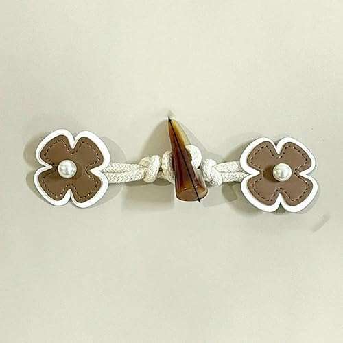 STK. Bunte Hornschnalle Lederharzknopf Wollmantel Trenchcoat Kinderknopf Baumwollkordel Hornschnalle-5-760-2-4Stk von QPFNEI