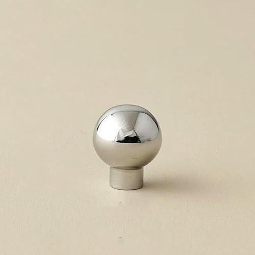 Schrankknöpfe aus massivem Messing, Kleiderschrankgriffe, Schubladenknöpfe, verchromt, Küchenzubehör, Kleiderschmuckkästchen für Möbelbeschläge, T2640, 16 mm Schrankknöpfe aus massivem Messing, Kleiderschrankgriffe, Schubladenknöpfe, verchromt, Küchenzubehör, Kleiderschmuckkästchen für Möbelbeschläge, T2640, 16 mm von QPFNEI