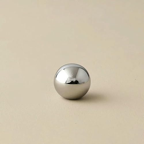 Schrankknöpfe aus massivem Messing, Kleiderschrankgriffe, Schubladenknöpfe, verchromt, Küchenzubehör, Kleiderschmuckkästchen für Möbelbeschläge, T2641, 14,0 mm Schrankknöpfe aus massivem Messing, Kleiderschrankgriffe, Schubladenknöpfe, verchromt, Küchenzubehör, Kleiderschmuckkästchen für Möbelbeschläge, T2641, 14,0 mm von QPFNEI