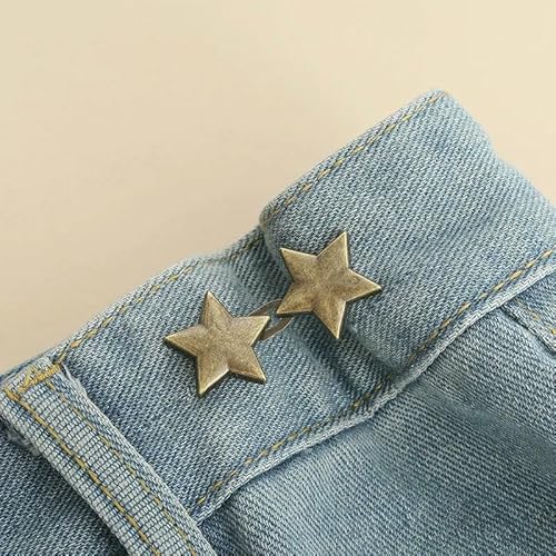 verstellbarer Taillenknopf für Jeanshosen, abnehmbarer Knopf, perfekte Passform, sofortiger Jeansknopf, kein Nähen erforderlich, SA230222, Bronze verstellbarer Taillenknopf für Jeanshosen, abnehmbarer Knopf, perfekte Passform, sofortiger Jeansknopf, kein Nähen erforderlich, SA230222, Bronze von QPFNEI