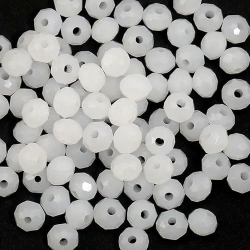 x 4,0 mm, 4 x 6 mm, facettierte Glasperlen, lose Abstandshalter, runde Kristallperlen zur Schmuckherstellung, DIY-Halsketten, Armbandzubehör, 16, 4 x 6 mm, 100 Stück x 4,0 mm, 4 x 6 mm, facettierte Glasperlen, lose Abstandshalter, runde Kristallperlen zur Schmuckherstellung, DIY-Halsketten, Armbandzubehör, 16, 4 x 6 mm, 100 Stück von QPFNEI