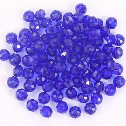 x 4,0 mm, 4 x 6 mm, facettierte Glasperlen, lose Abstandshalter, runde Kristallperlen zur Schmuckherstellung, DIY-Halsketten, Armbandzubehör, 22, 4 x 6 mm, 100 Stück x 4,0 mm, 4 x 6 mm, facettierte Glasperlen, lose Abstandshalter, runde Kristallperlen zur Schmuckherstellung, DIY-Halsketten, Armbandzubehör, 22, 4 x 6 mm, 100 Stück von QPFNEI
