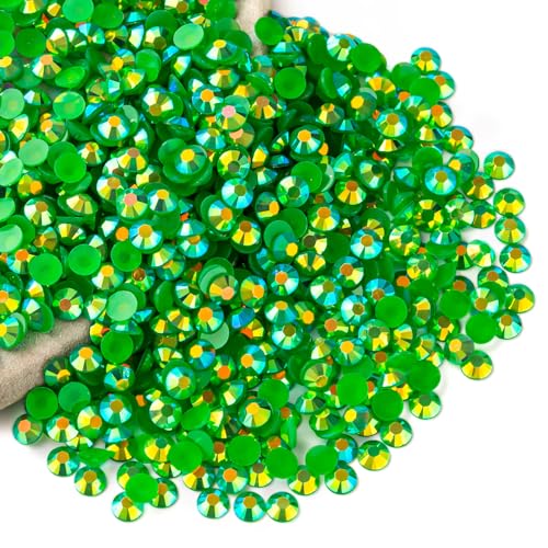 Grüne AB-Strasssteine, 5000 Stück, flache Rückseite, runde Jelly AB-Strasssteine, nicht Hotfix, Kristall-Edelsteine, Großhandel für Handwerk, Make-up, Nägel, Gesicht, Becher, Kleidung, Schuhe, Grüne AB-Strasssteine, 5000 Stück, flache Rückseite, runde Jelly AB-Strasssteine, nicht Hotfix, Kristall-Edelsteine, Großhandel für Handwerk, Make-up, Nägel, Gesicht, Becher, Kleidung, Schuhe, von QPRETTY DU