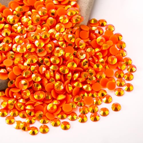 Orange-rote AB-Strasssteine, 5000 Stück, flache Rückseite, runde Jelly AB-Strasssteine, nicht Hotfix, Kristall-Edelsteine, Großhandel für Handwerk, Make-up, Nägel, Gesicht, Becher, Kleidung, Schuhe, Orange-rote AB-Strasssteine, 5000 Stück, flache Rückseite, runde Jelly AB-Strasssteine, nicht Hotfix, Kristall-Edelsteine, Großhandel für Handwerk, Make-up, Nägel, Gesicht, Becher, Kleidung, Schuhe, von QPRETTY DU