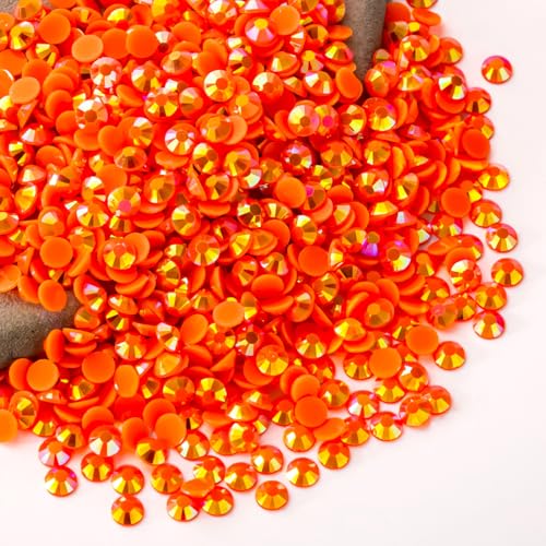 Orange-rote AB-Strasssteine, 5000 Stück, flache Rückseite, runde Jelly AB-Strasssteine, nicht Hotfix, Kristall-Edelsteine, Großhandel für Handwerk, Make-up, Nägel, Gesicht, Becher, Kleidung, Schuhe, Orange-rote AB-Strasssteine, 5000 Stück, flache Rückseite, runde Jelly AB-Strasssteine, nicht Hotfix, Kristall-Edelsteine, Großhandel für Handwerk, Make-up, Nägel, Gesicht, Becher, Kleidung, Schuhe, von QPRETTY DU