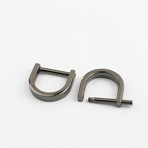 QQLADY Metall 10mm-38mm abnehmbare offene Schraube D Ring Schnalle Schäkel Verschluss für Leder Handwerk Tasche Riemen Gürtel Griff Schultergurt QQLADY Metall 10mm-38mm abnehmbare offene Schraube D Ring Schnalle Schäkel Verschluss für Leder Handwerk Tasche Riemen Gürtel Griff Schultergurt von QQLADY