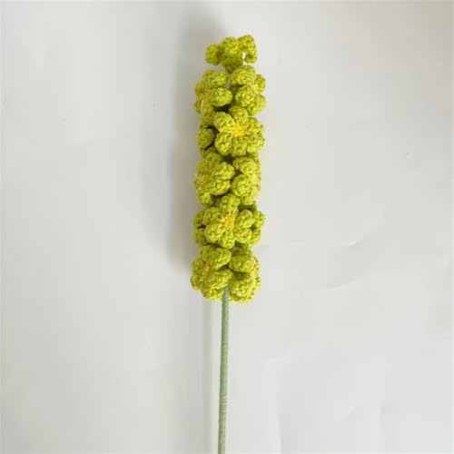 QQNQQ Häkelblume, Häkelpflanzen, handgemachtes Garnweben, Hyazinthenstrauß, gehäkelte Kunstblumen for die Hochzeit, Heimdekoration, Sanzhi(Matcha Gn8) von QQNQQ