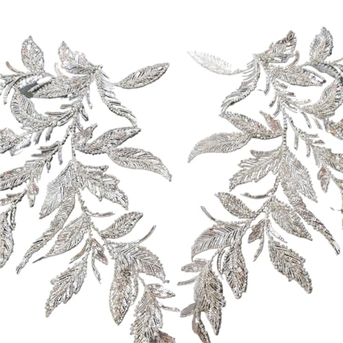 Stickerei Patch, Spitze Patches Perlen Pailletten Applikationen for Brautkleider Strass Applikation Stickerei Patch, Spitze Patches Perlen Pailletten Applikationen for Brautkleider Strass Applikation von QQNQQ