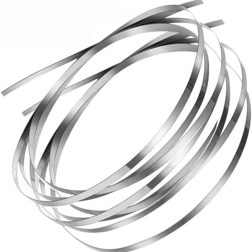 Schweißstreifen, 1 Stück, 5 m, Nickelstreifen, flache Nichrom-Heizstreifen, reine Nickelstreifen for Lithium-Akkupacks, geeignet for Industrie- und Heimwerkerprojekte(8x0.3mm) von QQPQQ