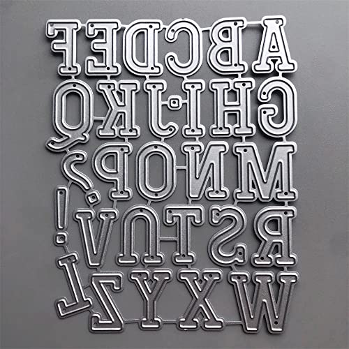 Stanzformen for Kartengestaltung, Prägepapier, Fotoalbum, Stempel, Bastelvorlagen, Formschablonen, 26 englische Buchstaben, Metall-Stanzformen for Kartengestaltung, Prägepapier, Fotoalbum, Stempel, Ba Stanzformen for Kartengestaltung, Prägepapier, Fotoalbum, Stempel, Bastelvorlagen, Formschablonen, 26 englische Buchstaben, Metall-Stanzformen for Kartengestaltung, Prägepapier, Fotoalbum, Stempel, Ba von QQYDZSW