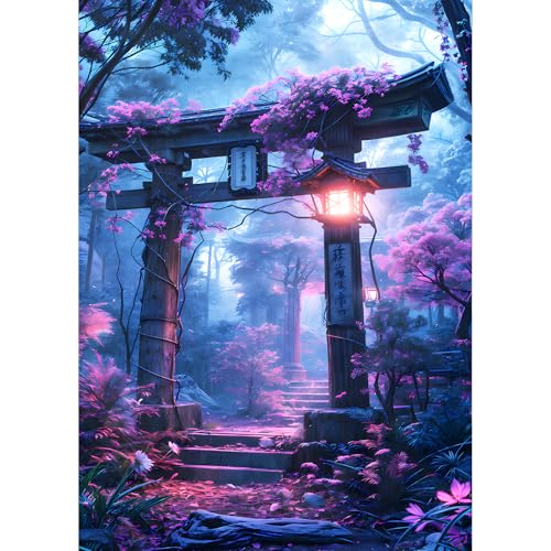 QQYRHN 5D Torii-Tor Diamond Painting Kit für Erwachsene Anfänger Wald Blumen Diamant Kunst Kits Vollständiges DIY Traumland Diamantstickerei-Set Perfekt zur Entspannung und Dekoration 30x40 cm QQYRHN 5D Torii-Tor Diamond Painting Kit für Erwachsene Anfänger Wald Blumen Diamant Kunst Kits Vollständiges DIY Traumland Diamantstickerei-Set Perfekt zur Entspannung und Dekoration 30x40 cm von QQYRHN
