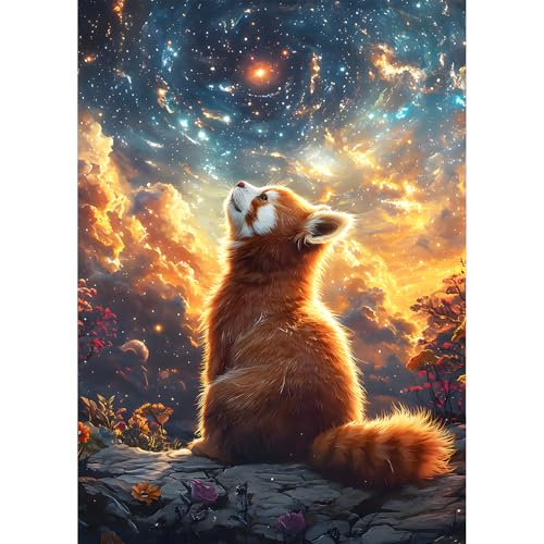 QQYRHN 5D Waschbär Diamond Painting Kit für Erwachsene Anfänger Sternenhimmel Diamant Kunst Kits Vollständiges DIY Universum Diamantstickerei-Set Perfekt zur Entspannung und Dekoration 30x40 cm QQYRHN 5D Waschbär Diamond Painting Kit für Erwachsene Anfänger Sternenhimmel Diamant Kunst Kits Vollständiges DIY Universum Diamantstickerei-Set Perfekt zur Entspannung und Dekoration 30x40 cm von QQYRHN