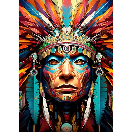 QQYRHN 5D indisch Diamond Painting Kit für Erwachsene Anfänger Federn Diamant Kunst Kits Vollständiges DIY Porträt Diamantstickerei-Set Perfekt zur Entspannung und Dekoration 30x40 cm QQYRHN 5D indisch Diamond Painting Kit für Erwachsene Anfänger Federn Diamant Kunst Kits Vollständiges DIY Porträt Diamantstickerei-Set Perfekt zur Entspannung und Dekoration 30x40 cm von QQYRHN