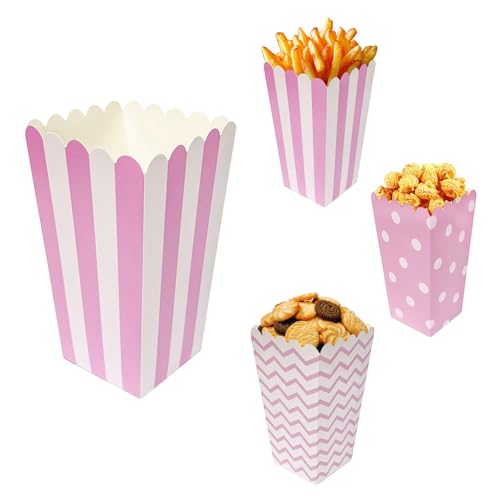 QQdou Popcorn Tüten 24 Stück, Popcorn Tüten Klein, Rot-Weiß Gestreifte Kleine Popcorntüte, Party Papiertüte Snacks Candy Behälter Popcorntüten, für Filmabend, Geburtstagsfeier, Weihnachten(B) QQdou Popcorn Tüten 24 Stück, Popcorn Tüten Klein, Rot-Weiß Gestreifte Kleine Popcorntüte, Party Papiertüte Snacks Candy Behälter Popcorntüten, für Filmabend, Geburtstagsfeier, Weihnachten(B) von QQdou