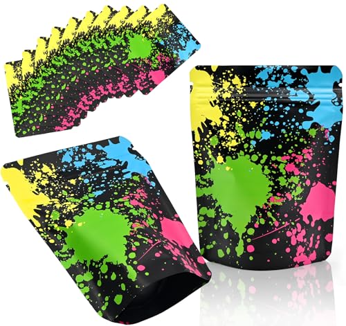 QRTDXP 9 x 12 cm schwarze Mylar-Beutel, 50 Packungen, bunt, 3,5 g, geruchsdicht, Aluminiumfolie, Aufbewahrungstasche für Lebensmittel, Schmuck QRTDXP 9 x 12 cm schwarze Mylar-Beutel, 50 Packungen, bunt, 3,5 g, geruchsdicht, Aluminiumfolie, Aufbewahrungstasche für Lebensmittel, Schmuck von QRTDXP